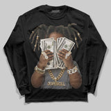 Flint Grey 9s DopeSkill Long Sleeve T-Shirt Rich Youth Graphic