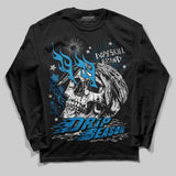 Military Blue 4s DopeSkill Long Sleeve T-Shirt Drip Season Graphic