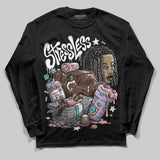 Harris Tweed x Denim Turquoise Dunk DopeSkill Long Sleeve T-Shirt Stressless Graphic