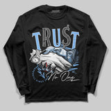Powder Blue 9s DopeSkill Long Sleeve T-Shirt Trust No One Graphic