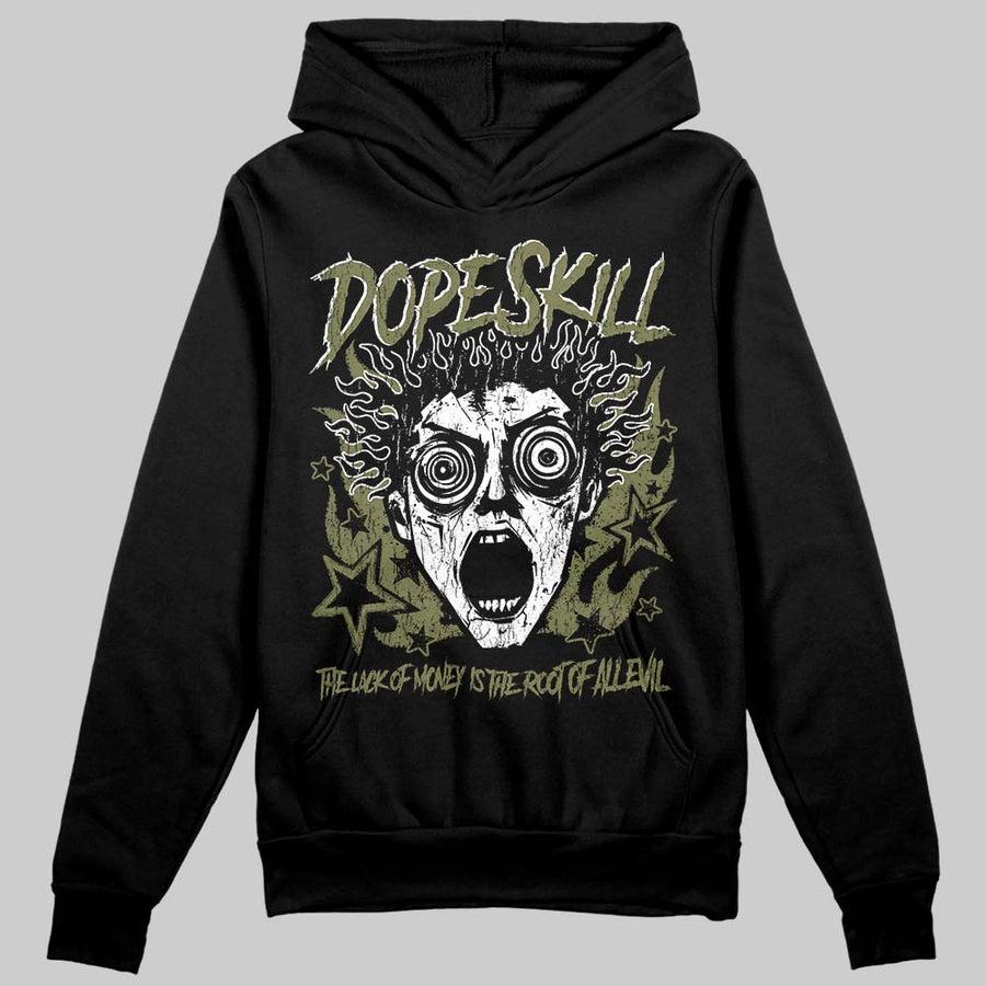 Olive Collection DopeSkill Hoodie Sweatshirt Root of Evil Graphic