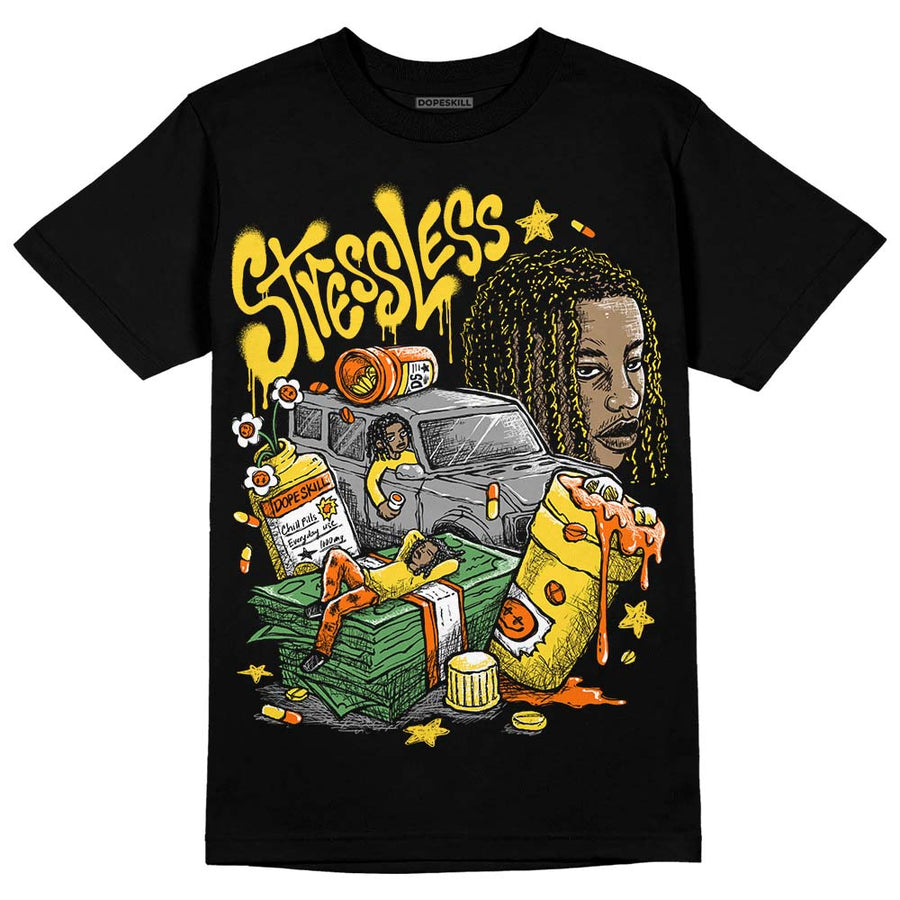 Black Tour Yellow AJ 4 Thunder DopeSkill Unisex T-Shirt Stressless Graphic