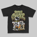 Olive 'Paper Chaser Boy' DopeSkill Graphic Toddler Kids T-shirt