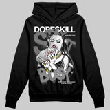 Black Cat 4s DopeSkill Hoodie Sweatshirt Stay It Busy Graphic