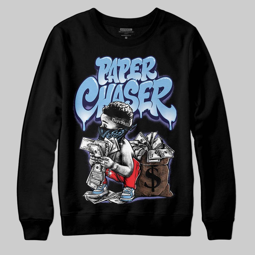 University Blue 'Paper Chaser Boy' DopeSkill Graphic Sweatshirt