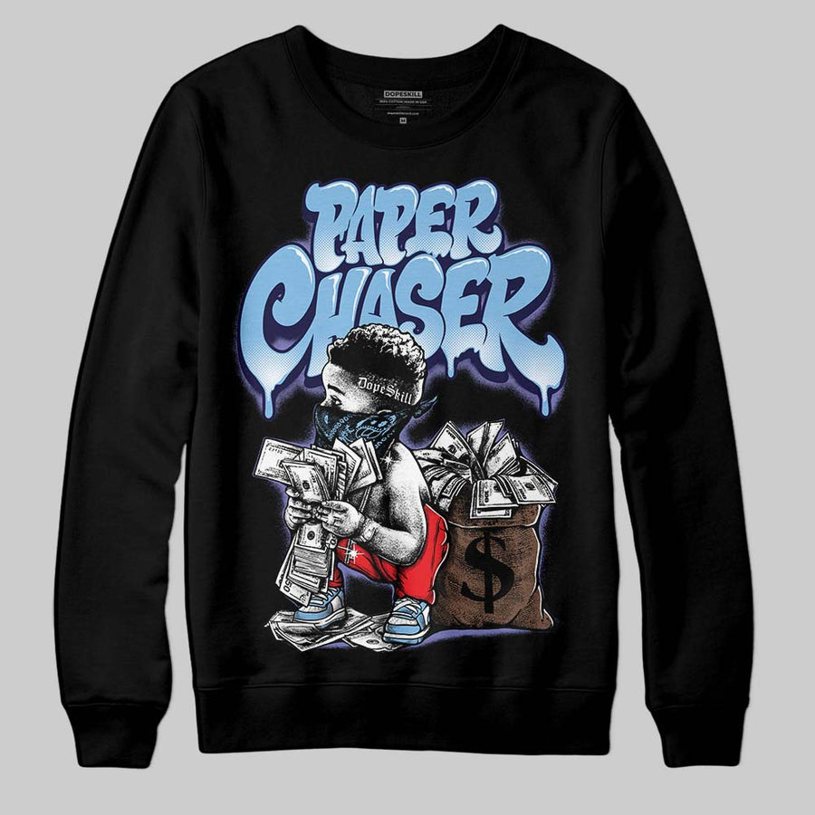 University Blue 'Paper Chaser Boy' DopeSkill Graphic Sweatshirt