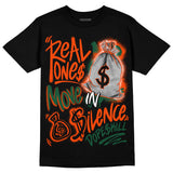 Dunk Low Team Dark Green Orange DopeSkill T-Shirt Real Ones Move In Silence Graphic