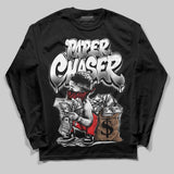 Black/White 'Paper Chaser Boy' DopeSkill Graphic Long Sleeve T-Shirt