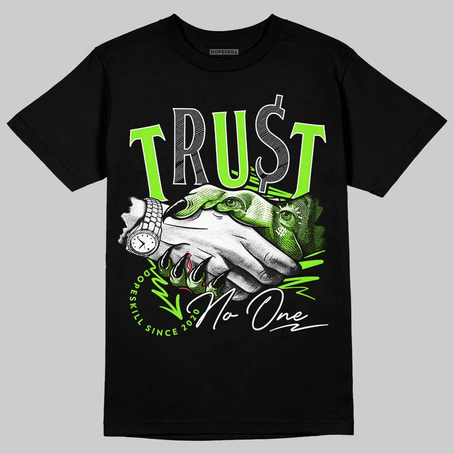Neon Green Collection DopeSkill T-Shirt Trust No One Graphic