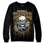 Olive 5s DopeSkill Sweatshirt Trapped Halloween Graphic