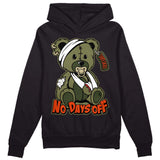 Olive Collection DopeSkill Hoodie Sweatshirt Hurt Bear Graphic