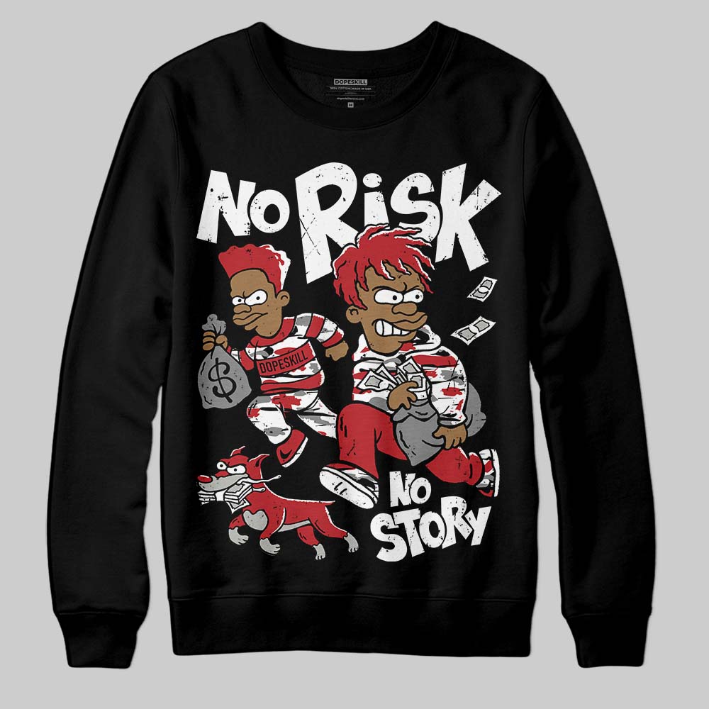 Bugs Bunny 8s DopeSkill Sweatshirt No Risk No Story Graphic