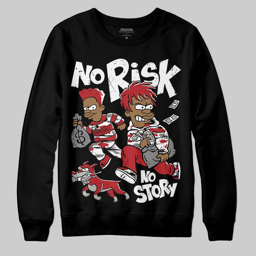Bugs Bunny 8s DopeSkill Sweatshirt No Risk No Story Graphic