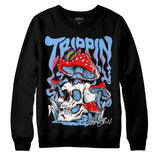 Powder Blue 9s DopeSkill Sweatshirt Trippin Graphic