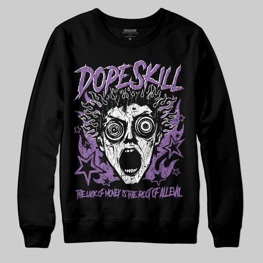 PURPLE Collection DopeSkill Sweatshirt Root of Evil Graphic