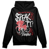 Red Taxi 12s DopeSkill Hoodie Sweatshirt Speak It Graphic