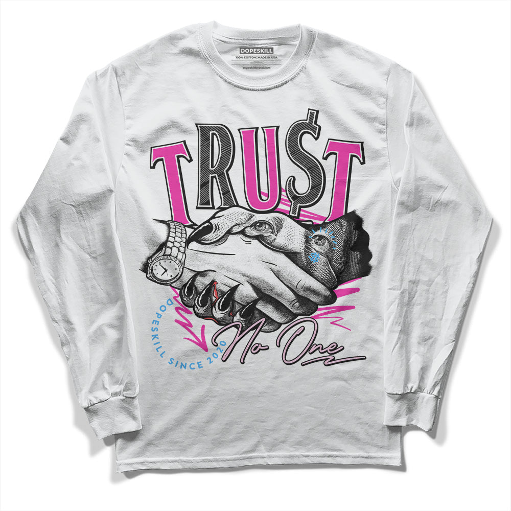 Pink Collection DopeSkill Long Sleeve T-Shirt Trust No One Graphic