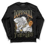 Olive 5s DopeSkill Long Sleeve T-Shirt Sorry I've Been Trappin Graphic
