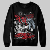 Fire Red “Black Tongue” 5s DopeSkill Sweatshirt Drip Season Graphic