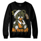 Olive 5s DopeSkill Sweatshirt Hurt Bear Graphic