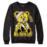 Black Tour Yellow AJ 4 Thunder DopeSkill Sweatshirt Hurt Bear Graphic