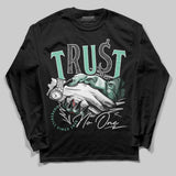 Green Glow 3s DopeSkill Long Sleeve T-Shirt Trust No One Graphic
