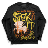 Black Tour Yellow AJ 4 Thunder DopeSkill Long Sleeve T-Shirt Speak It Graphic