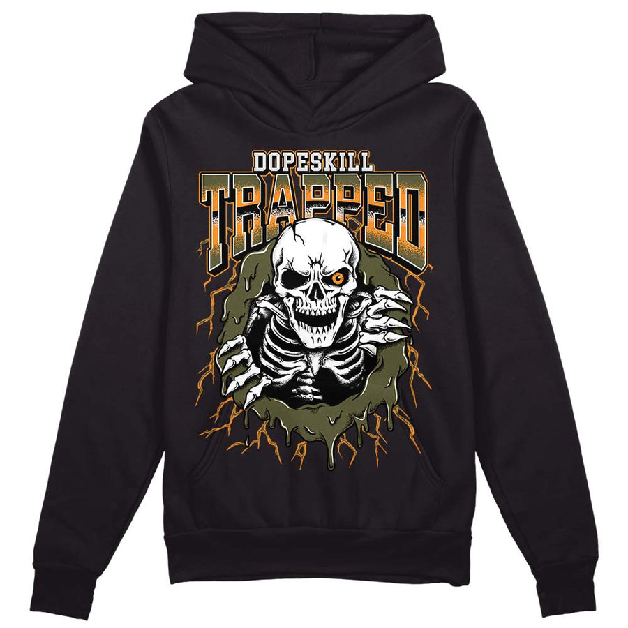 Olive 5s DopeSkill Hoodie Sweatshirt Trapped Halloween Graphic