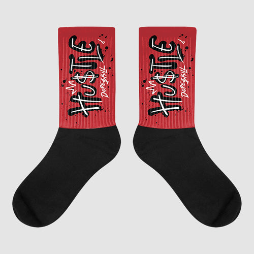 Flu Game 12s DopeSkill Sublimated Sock Hustle Graphic