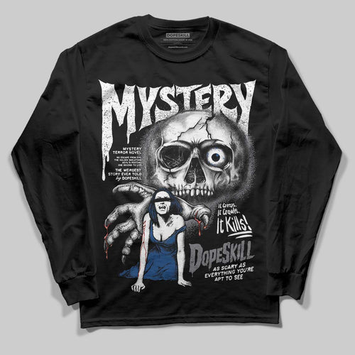 Flint Grey 9s DopeSkill Long Sleeve T-Shirt Mystery Ghostly Grasp Graphic
