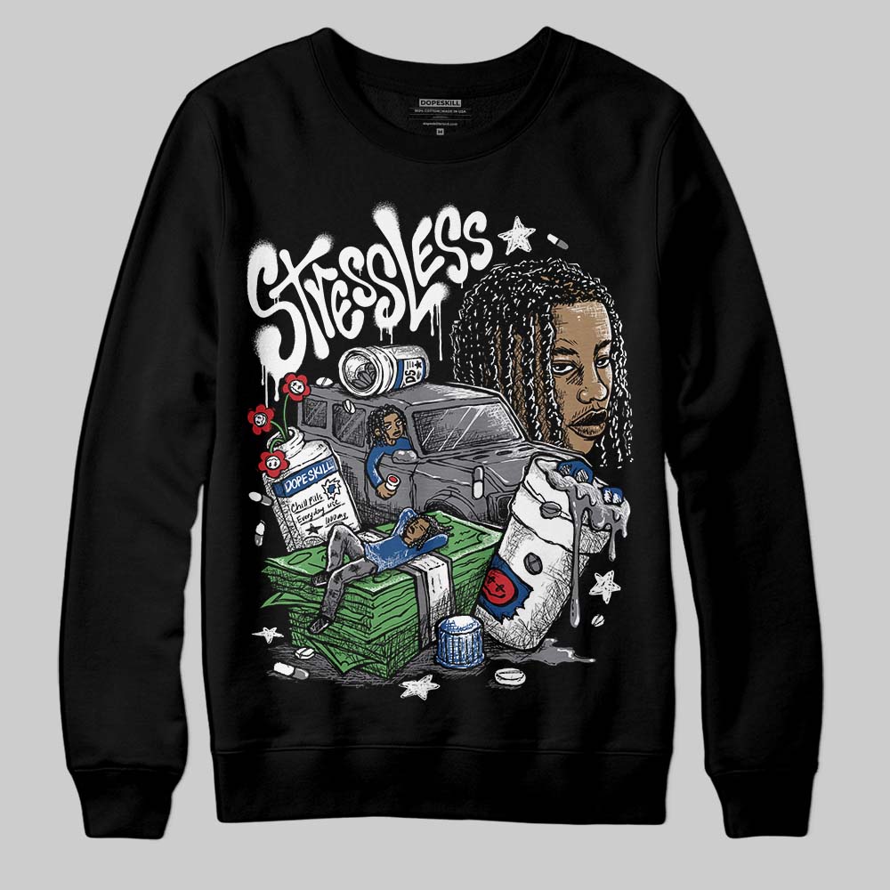 Flint Grey 9s DopeSkill Sweatshirt Stressless Graphic