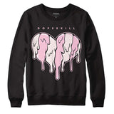 Dunk Low Pink Foam DopeSkill Sweatshirt Slime Drip Heart Graphic