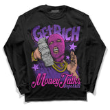 PURPLE Collection DopeSkill Long Sleeve T-Shirt Get Rich Graphic