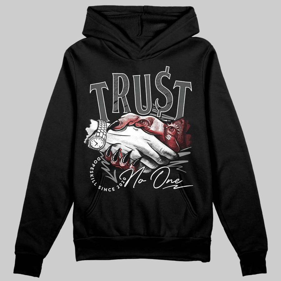 Black Cat 4s DopeSkill Hoodie Sweatshirt Trust No One Graphic