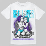 Aqua 6s DopeSkill T-Shirt Real Lover Graphic