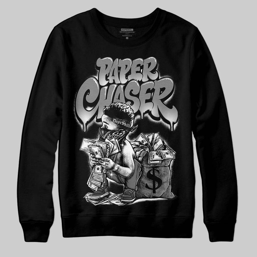Black Cat 4s DopeSkill Sweatshirt Paper Chaser Boy Graphic