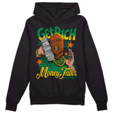 Green Collection DopeSkill Hoodie Sweatshirt Get Rich Graphic
