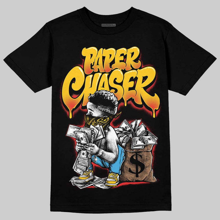Yellow 'Paper Chaser Boy' DopeSkill Graphic T-Shirt