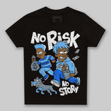 University Blue Collection DopeSkill Toddler Kids T-shirt No Risk No Story Graphic
