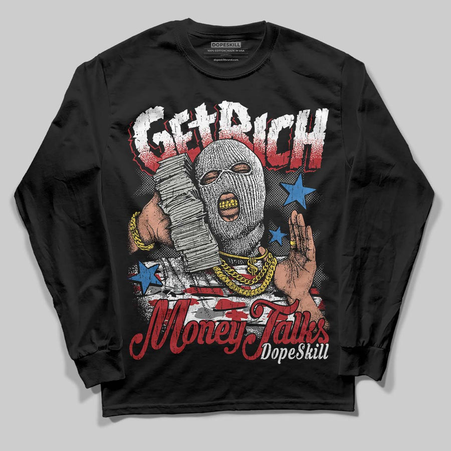 Bugs Bunny 8s DopeSkill Long Sleeve T-Shirt Get Rich Graphic