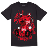 AJ 4 Red Thunder DopeSkill T-shirt Smile Through The Pain Graphic