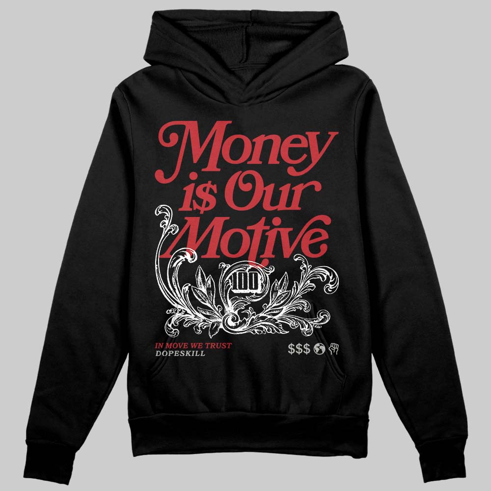 Bugs Bunny 8s DopeSkill Hoodie Sweatshirt Money Is Our Motive Typo Graphic