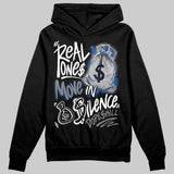 Flint Grey 9s DopeSkill Hoodie Sweatshirt Real Ones Move In Silence Graphic