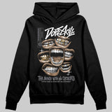 Flint Grey 9s DopeSkill Hoodie Sweatshirt The Mouth With No Droughts Graphic