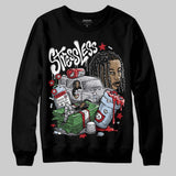 Black Metallic Reimagined 5s DopeSkill Sweatshirt Stressless Graphic