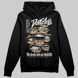Reverse Metallic 5s DopeSkill Hoodie Sweatshirt The Mouth With No Droughts Graphic