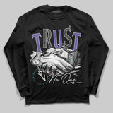 Grape 5s DopeSkill Long Sleeve T-Shirt Trust No One Graphic