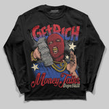 Rare Air 4s DopeSkill Long Sleeve T-Shirt Get Rich Graphic