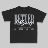 Wolf Grey 5s DopeSkill Toddler Kids T-shirt Better Myself Graphic