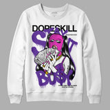PURPLE Collection DopeSkill Sweatshirt Stay It Busy Graphic